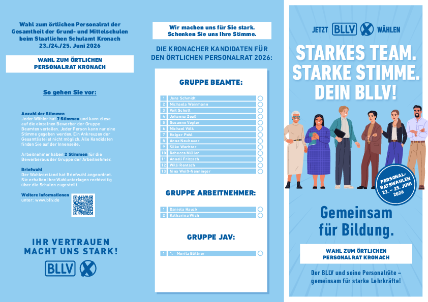 Wahlflyer Personalratswahl 2026